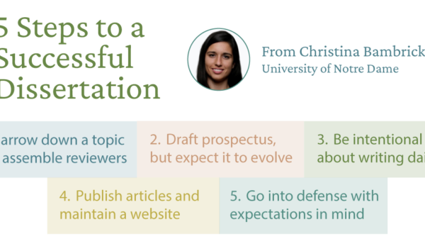 5 Steps to a Successful Dissertation