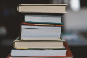 stack of books